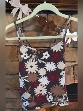 Vintage old navy crisscross strap tank large